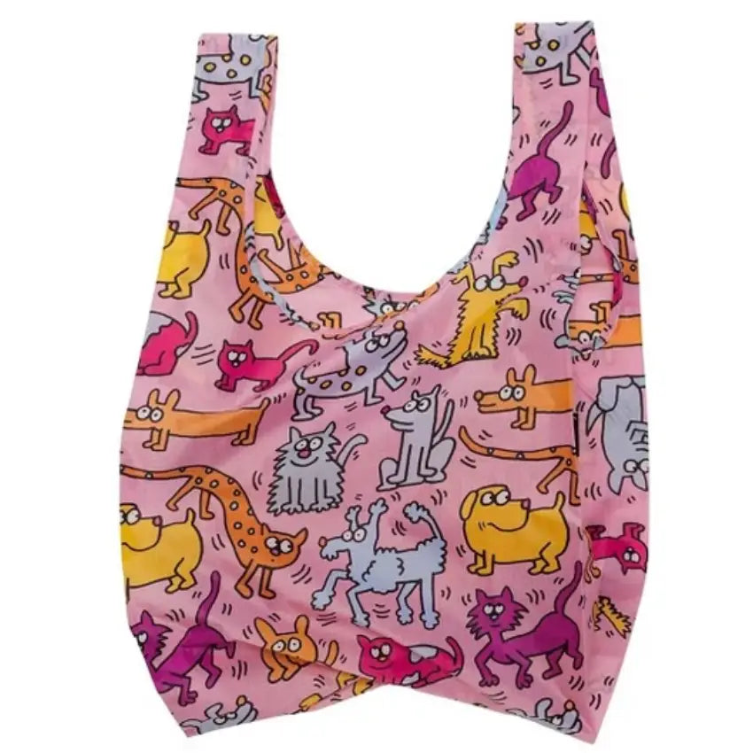 BAGGU bag featuring a collection of colorful pets - PABOOM