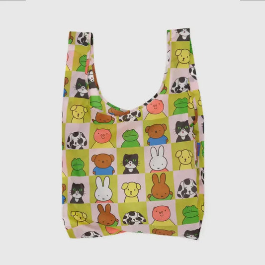 Standard Baggu Reusable Tote Bag - Miffy and Friends