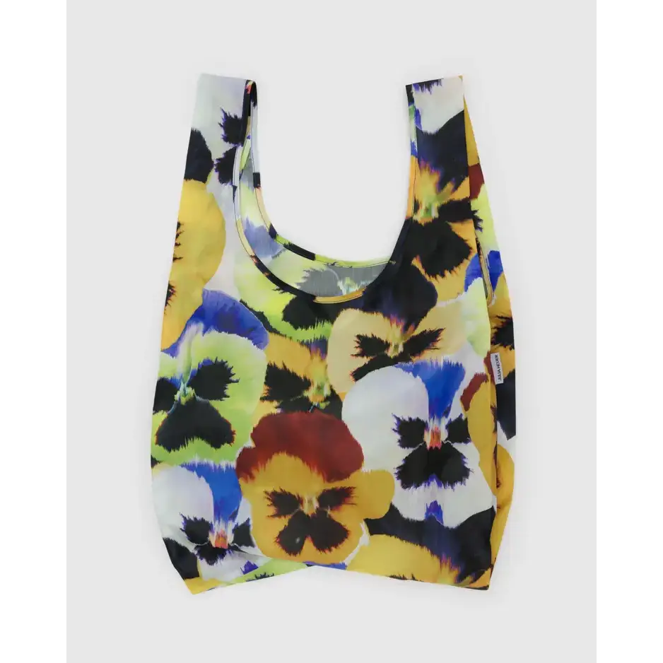 BAGGU bag featuring a collection of multi-colored flowers - PABOOM