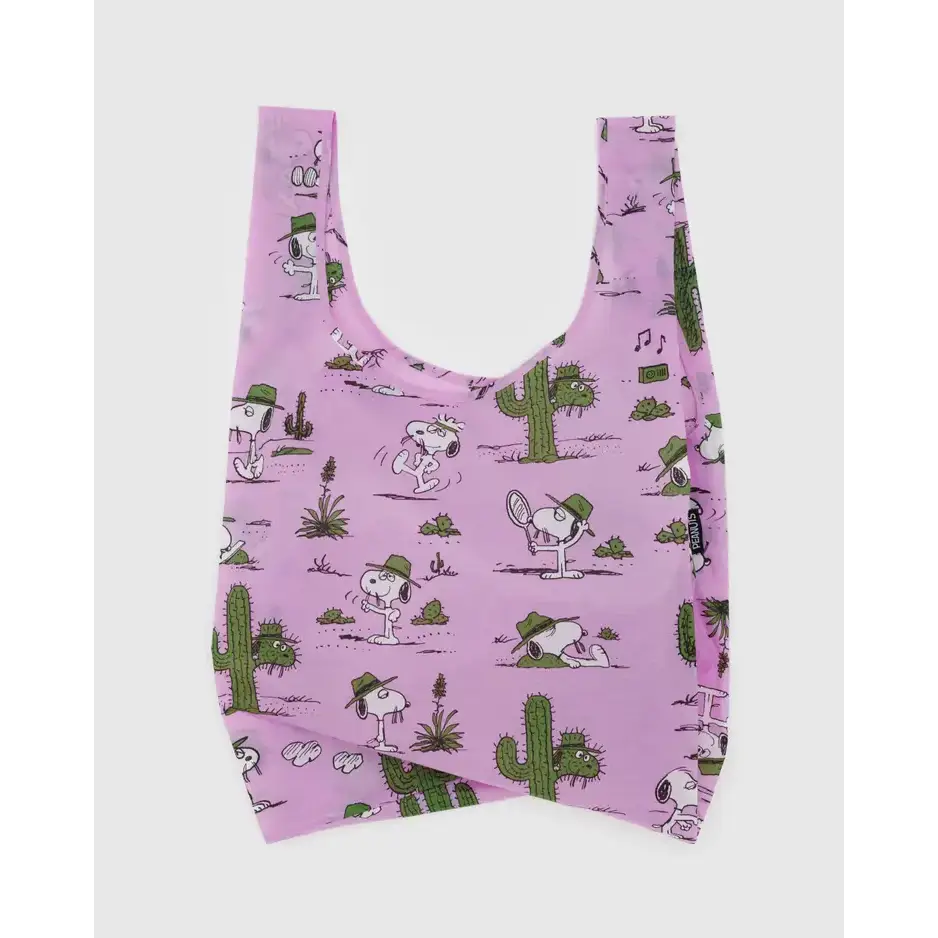 BAGGU bag featuring images of Snoopy's brother Spike - PABOOM