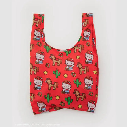 Standard Baggu Reusable Tote Bag - Hello Kitty Western