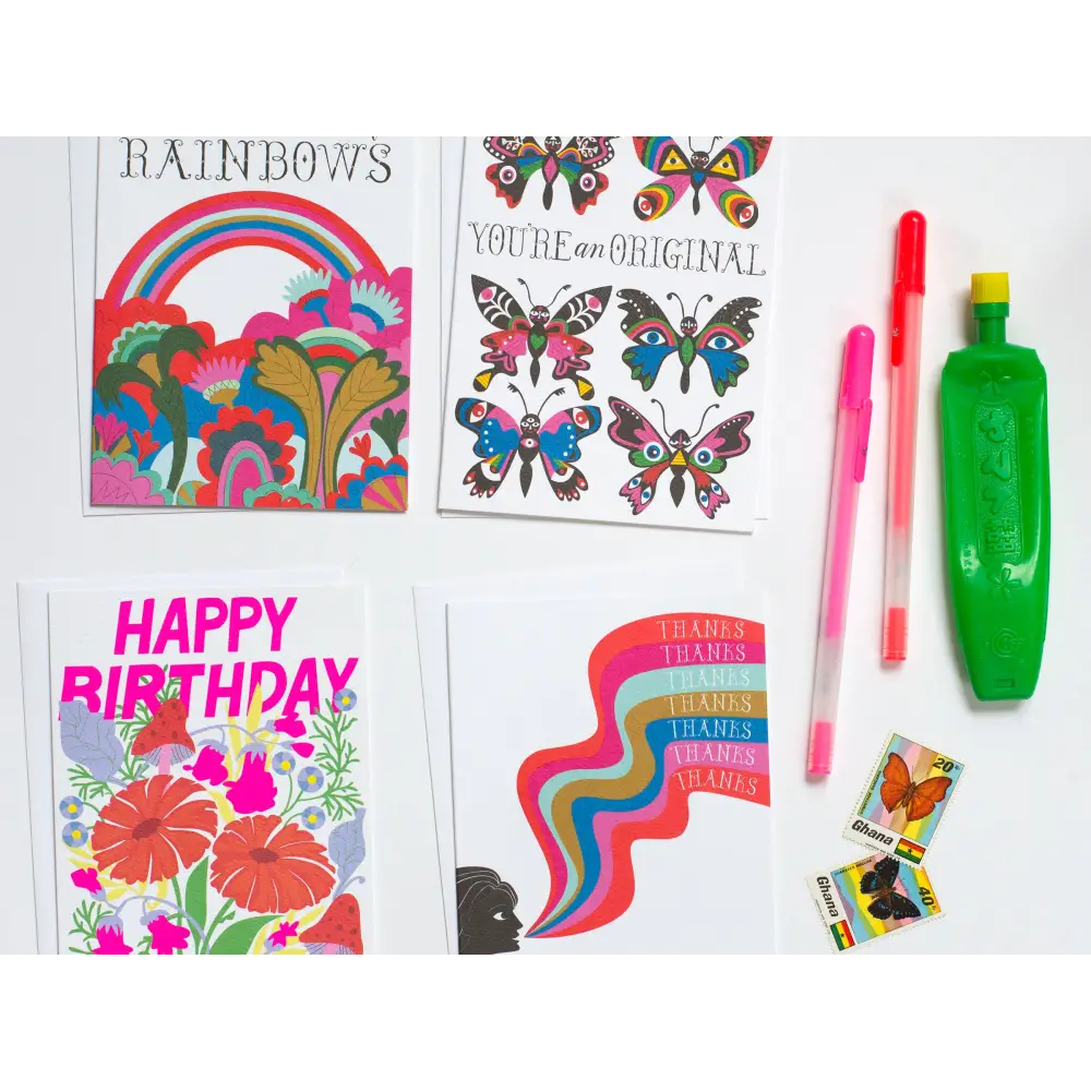 Banquet Workshop - A Rainbow of Thanks Note Card