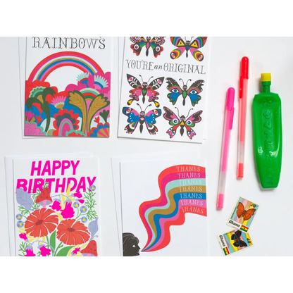 Banquet Workshop - A Rainbow of Thanks Note Card