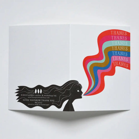 Banquet Workshop - A Rainbow of Thanks Note Card
