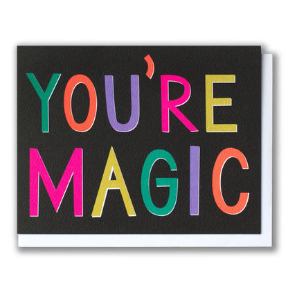 Banquet Workshop - Black Magic Rainbow Note Card
