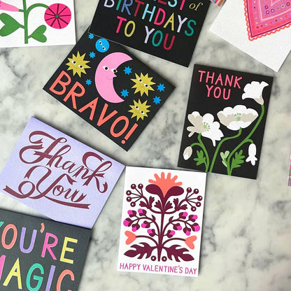Banquet Workshop - Black Magic Rainbow Note Card