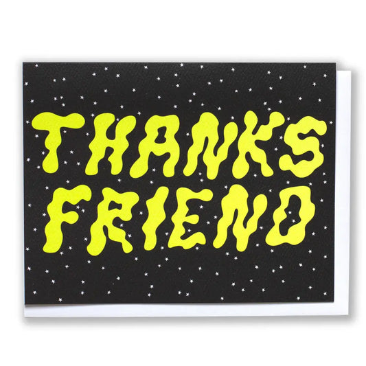 Celestial Thanks Friend Note Card - PABOOM