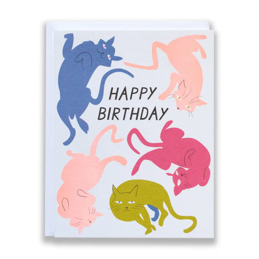 Happy Birthday Cats Card for the Cat Lover | birthday, New | PABOOM