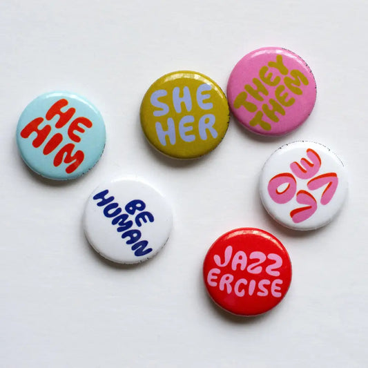 Banquet Workshop - He/ Him Pronoun Pin / Button