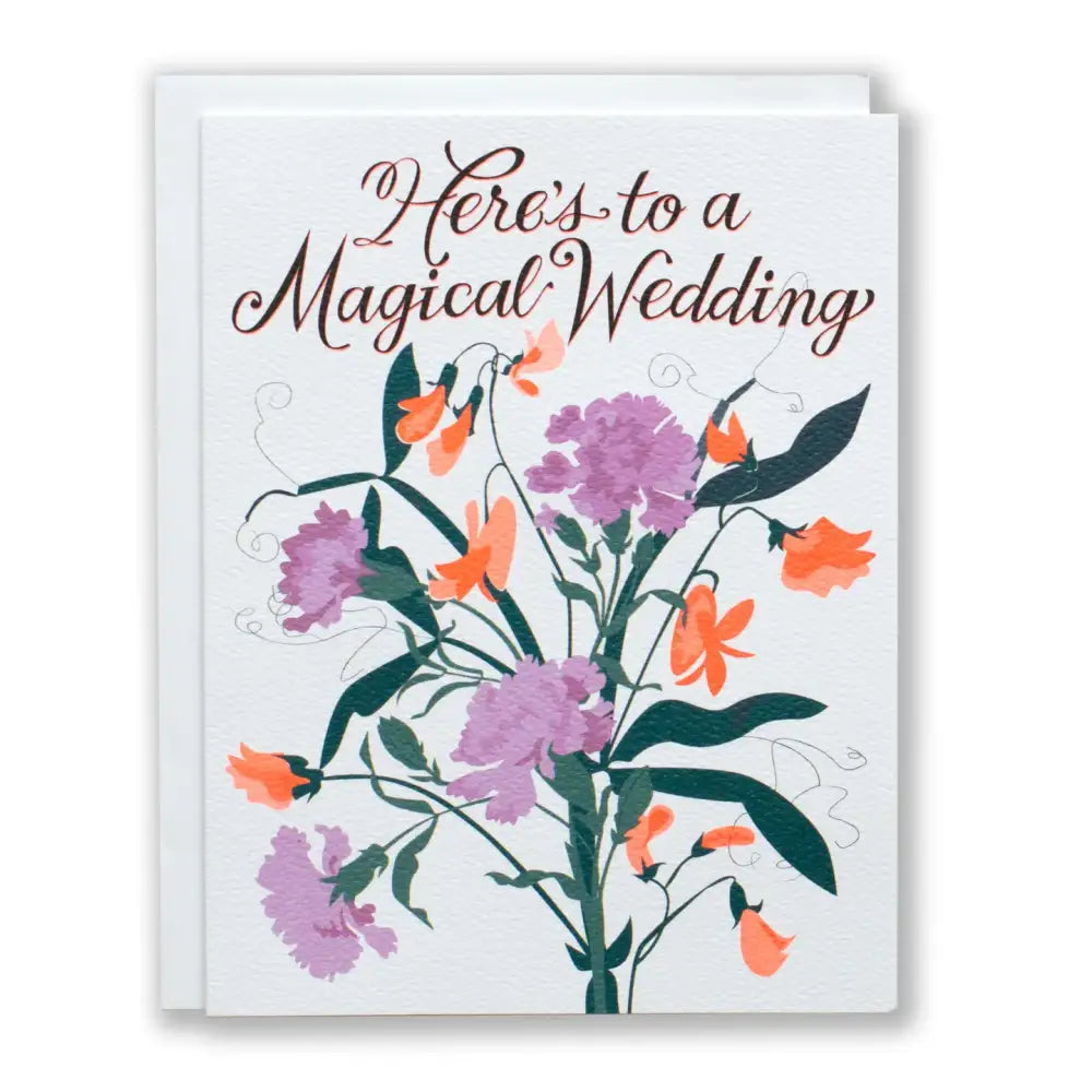 Here's To A Magical Wedding Card - PABOOM