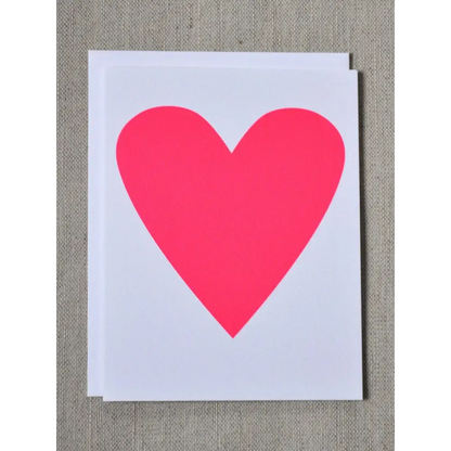 Banquet Workshop - Neon Pink Heart Card