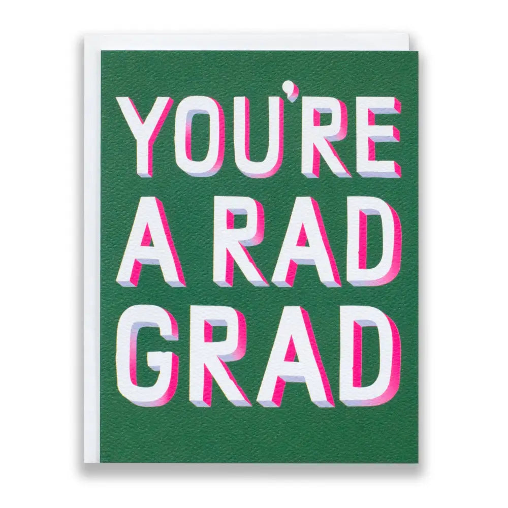 Rad Grad Note Card - PABOOM