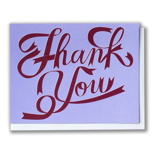 Banquet Workshop - Ribbons Thank You Note Card