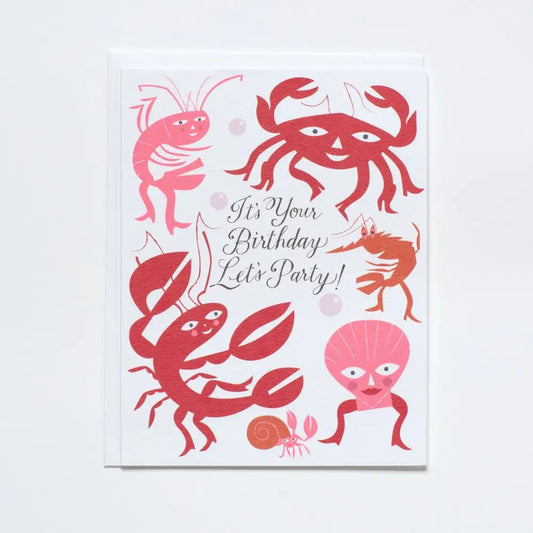 Shellfish Birthday Card - PABOOM