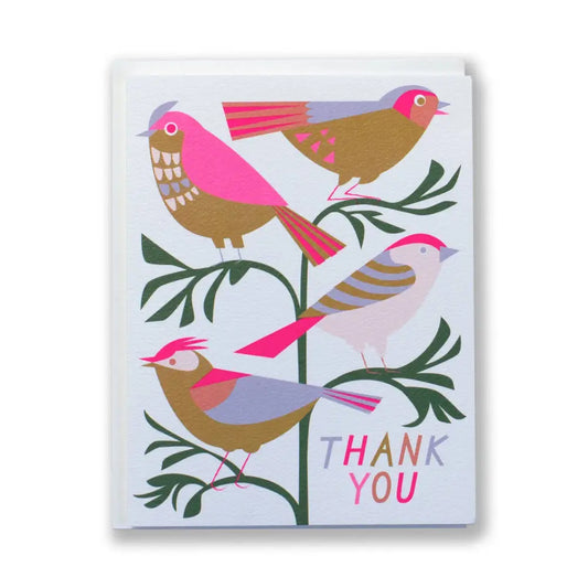 Song Bird Thank You Card - PABOOM