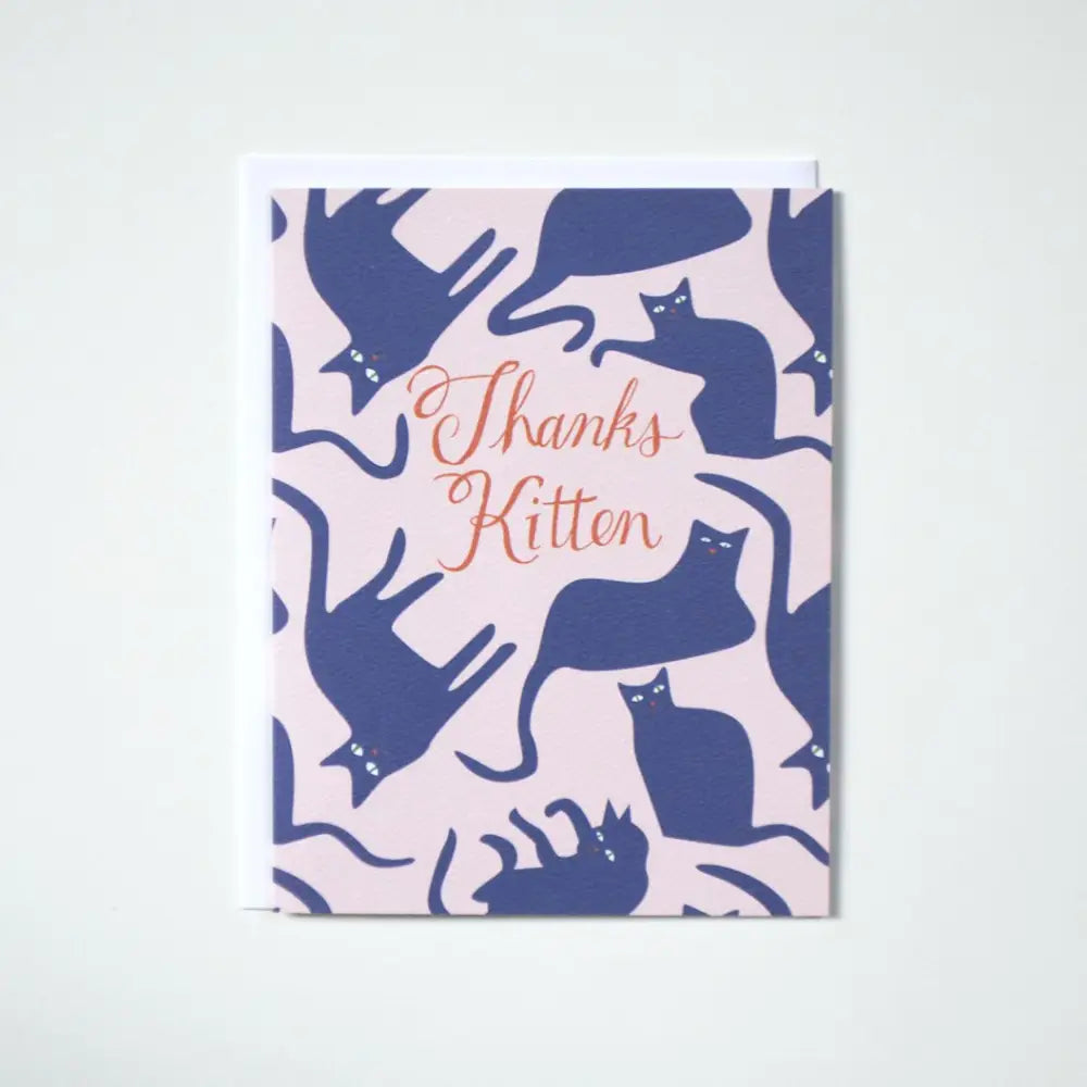 Thanks Kitten Card - PABOOM