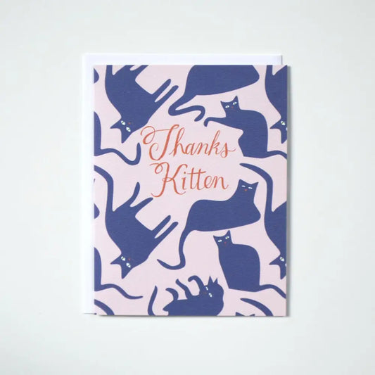 Thanks Kitten Card - PABOOM