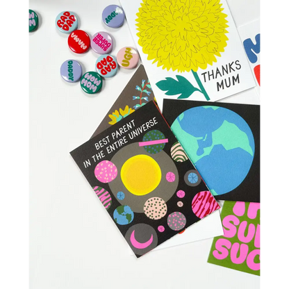 Thanks Mum Chrysanthemum Card - PABOOM