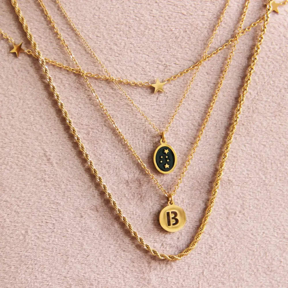 Fine Twisted Gold Necklace - PABOOM