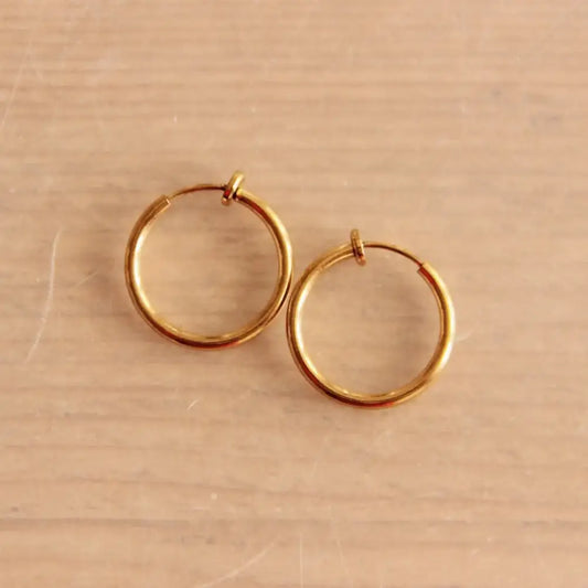 Gold Clip Earring - PABOOM