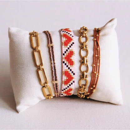 Bazou - Linked bracelet ’bold’