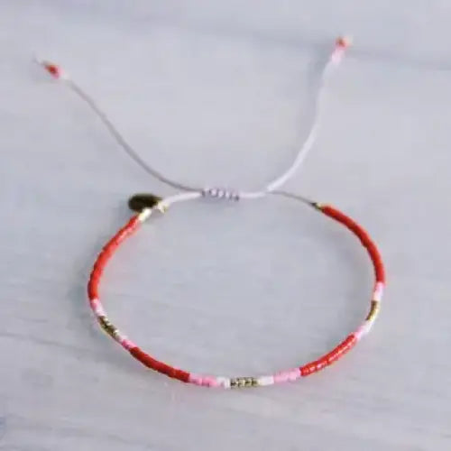 Miyuki Bracelet - Pink/Orange