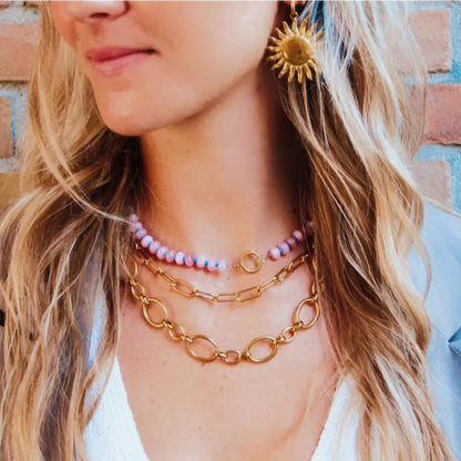 Bazou - Oval linked chain ’large’