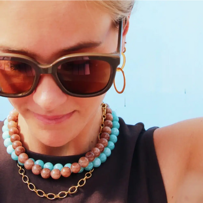 Bazou - Oval linked necklace