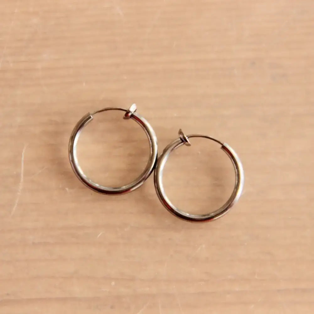 Silver Clip Earring - PABOOM