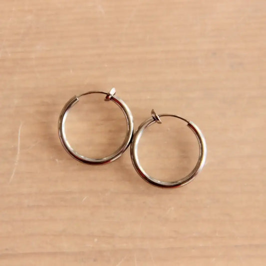 Silver Clip Earring - PABOOM