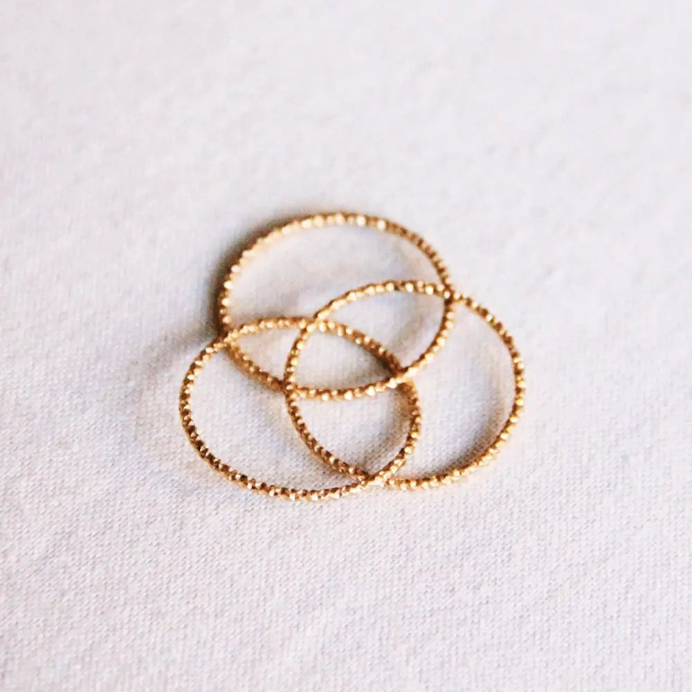 Bazou - Triple Dotted Ring