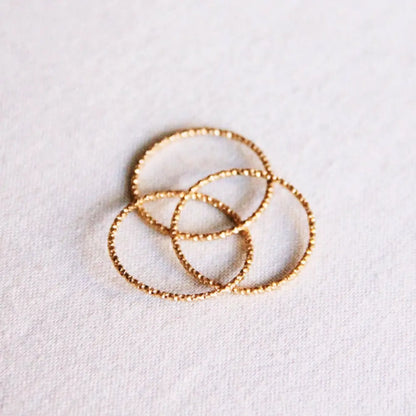 Bazou - Triple Dotted Ring