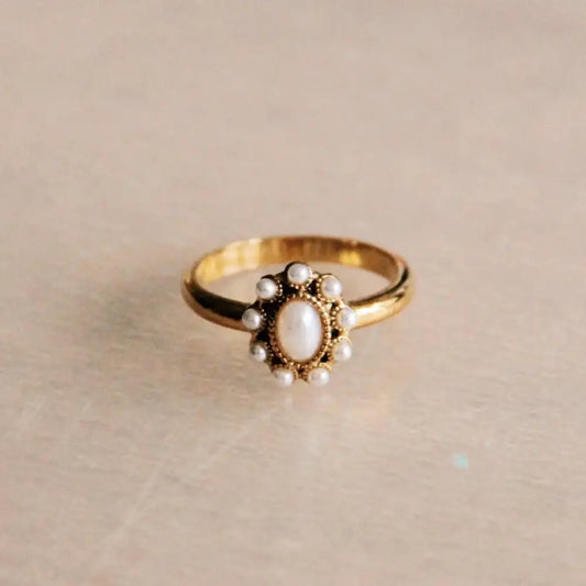Vintage Ring with Pearl - PABOOM
