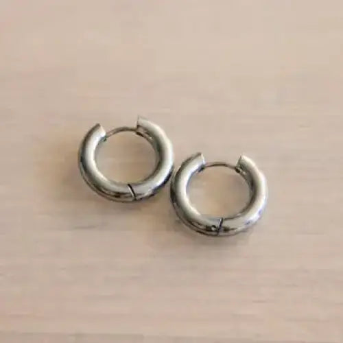 Wide Creole Hoops Silver 16mm - PABOOM
