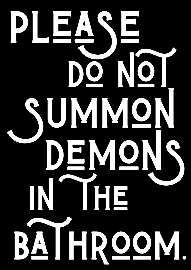 Summon Demons Print