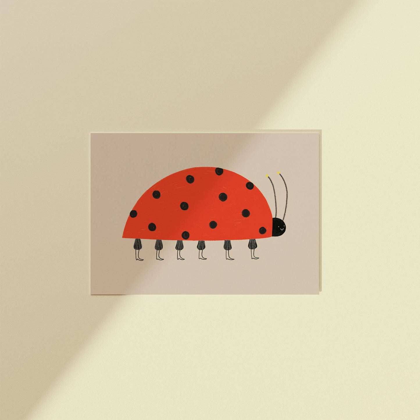 Ladybird Postcard Print