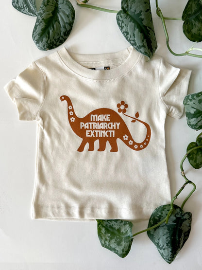 Make Patriarchy Extinct Kids T-Shirt