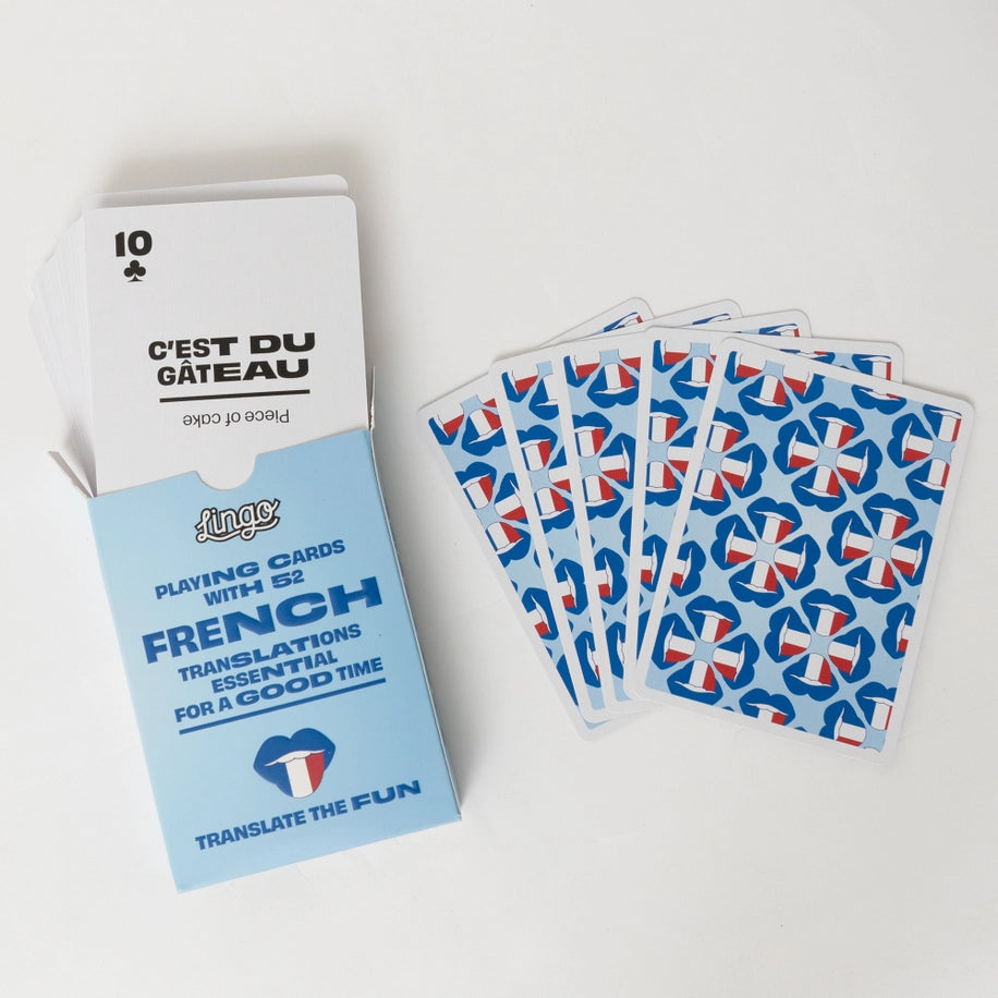 French Travel Playing Cards