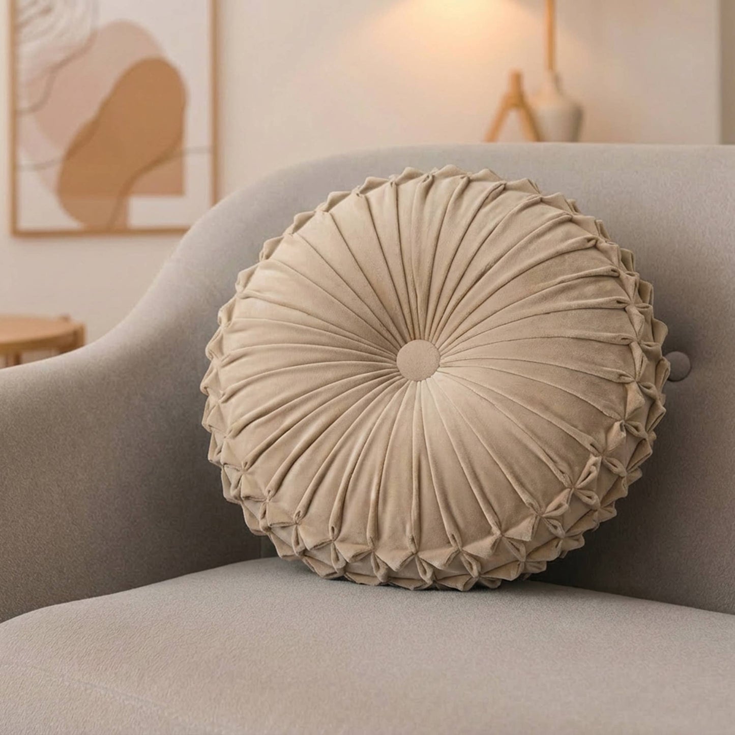 Velvet Round Cushion