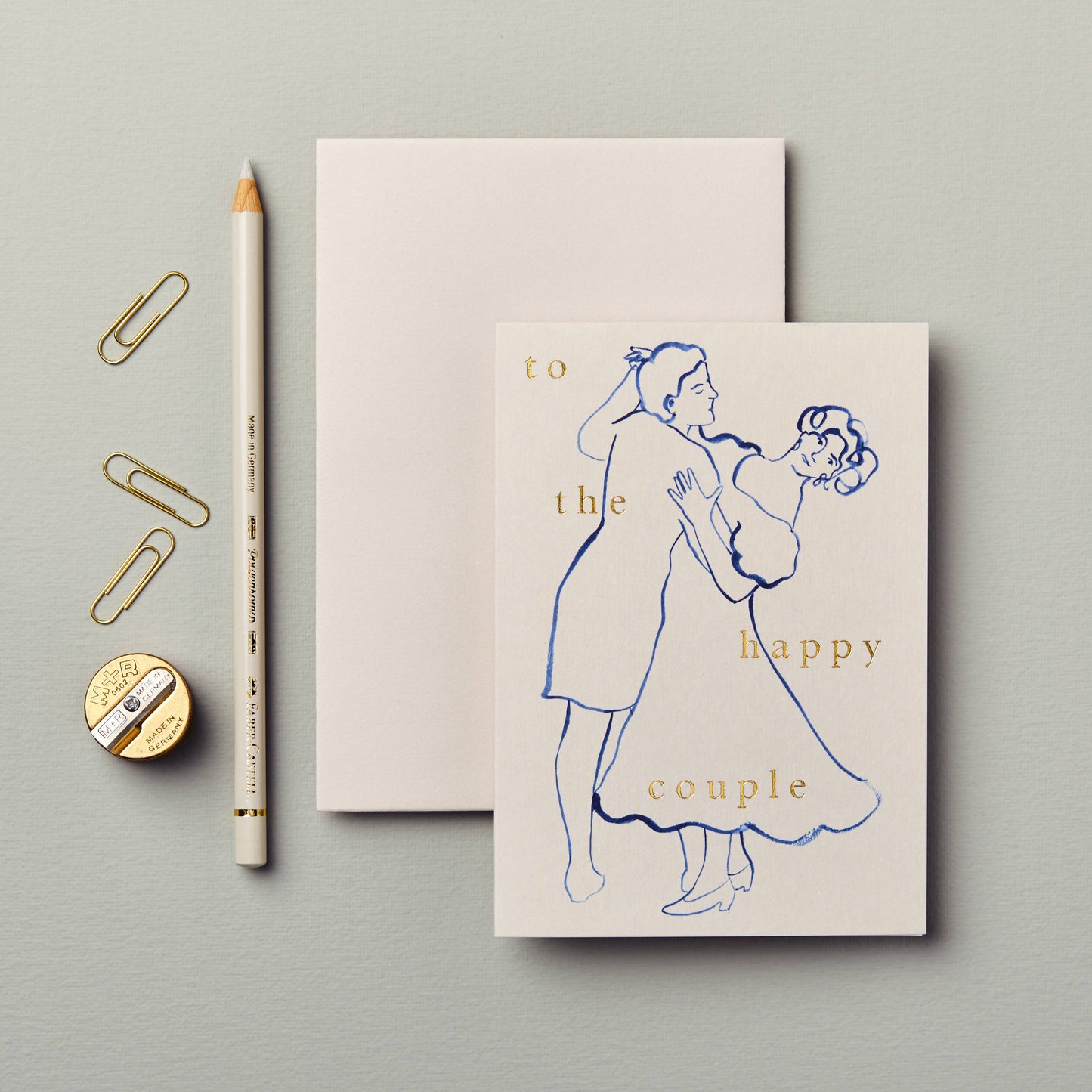 To the Happy Couple card styled with the matching Dancers Patterned Paper
