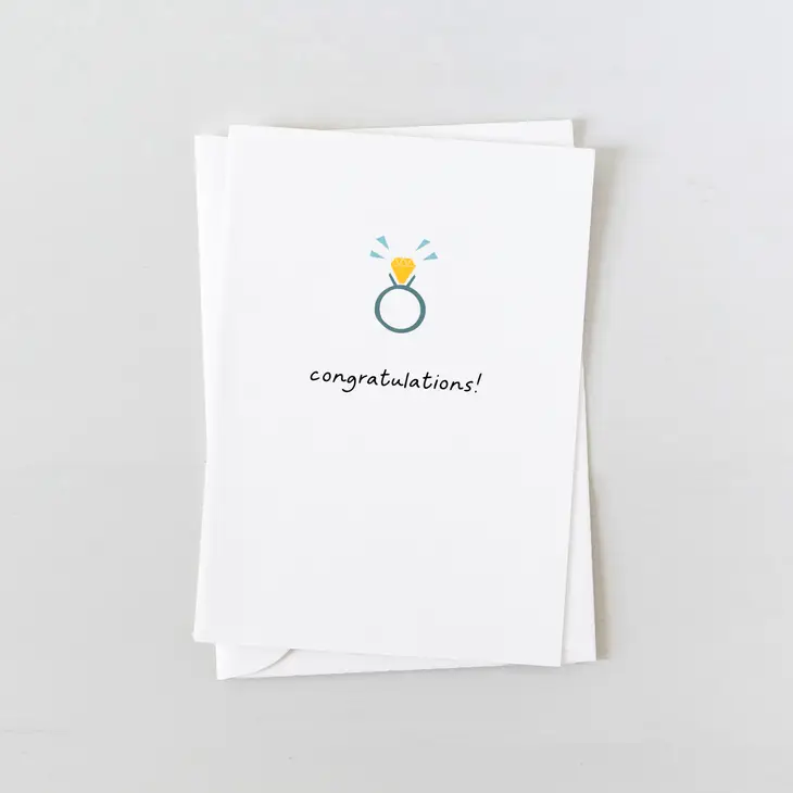 Congratulations Ring Card