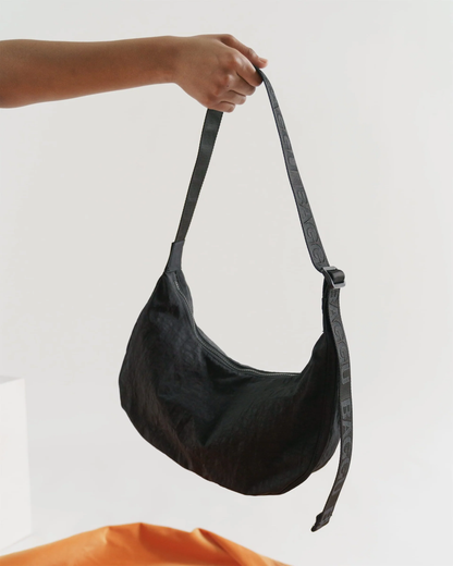 Medium Crescent Bag Black