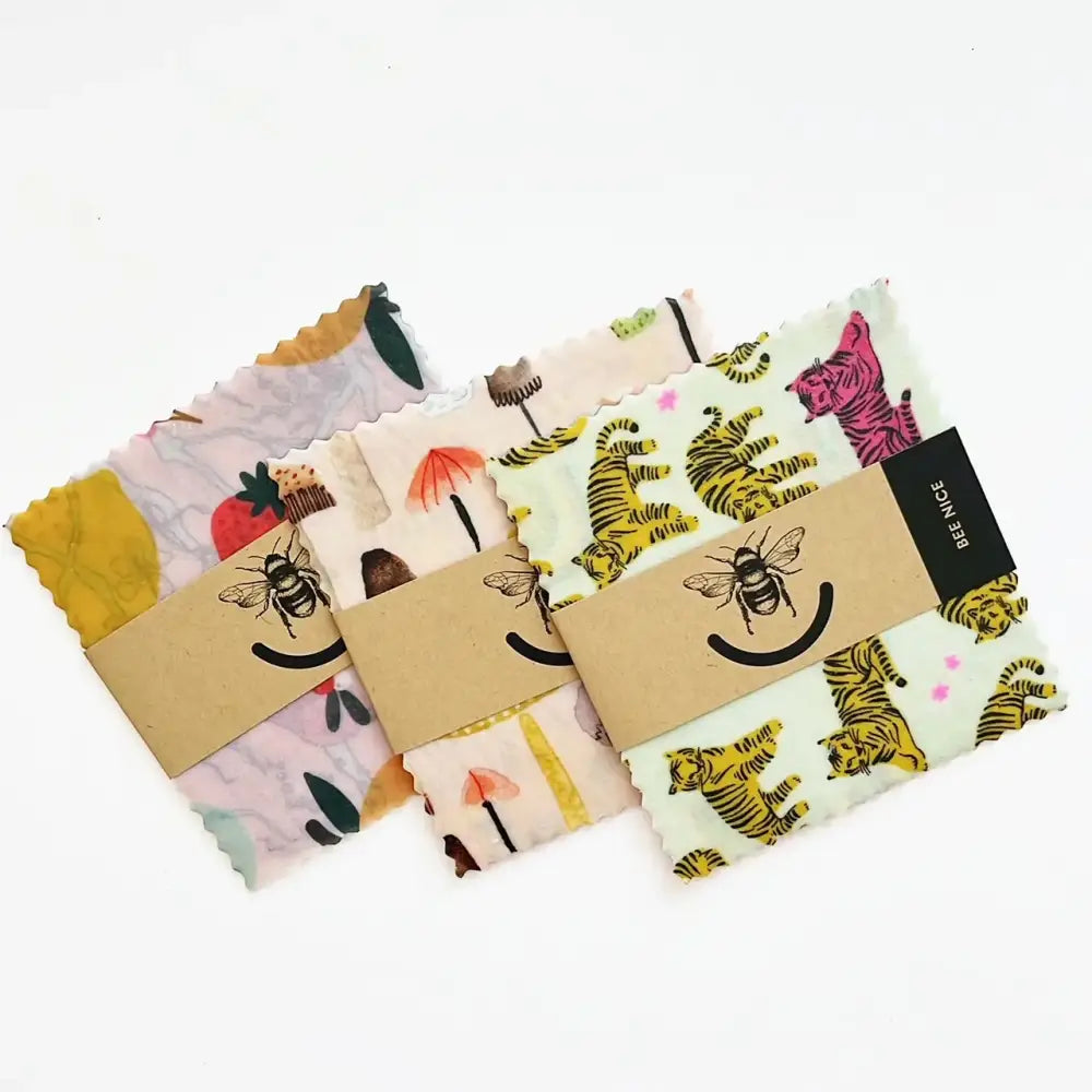 Mini Beeswax Food Wrap Set - PABOOM