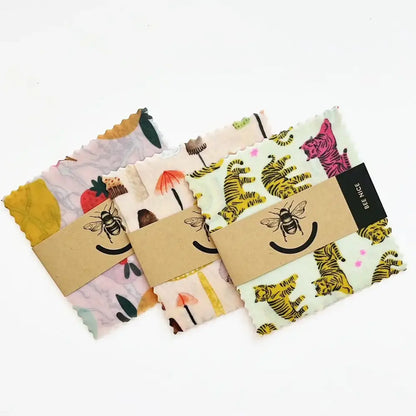 Mini Beeswax Food Wrap Set - PABOOM