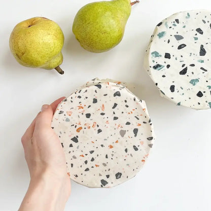 Reusable Beeswax Wrap Terrazzo Earth - PABOOM