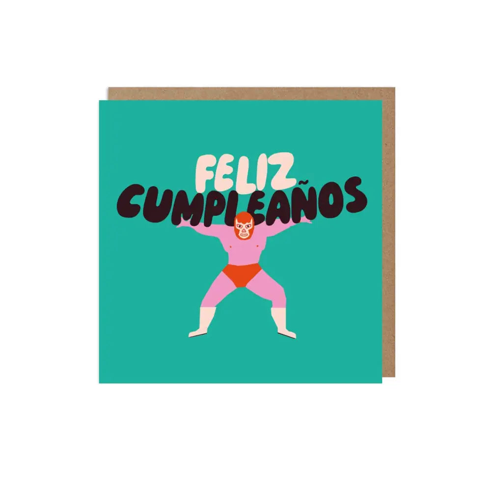 Betiobca - Feliz Cumpleaños Luchador Card Bio Cello