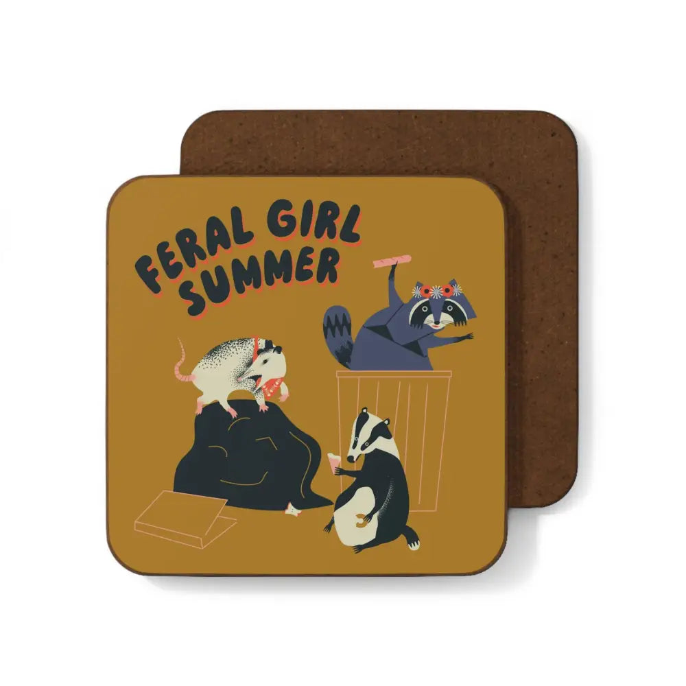 Betiobca - Feral Girl Summer Coaster