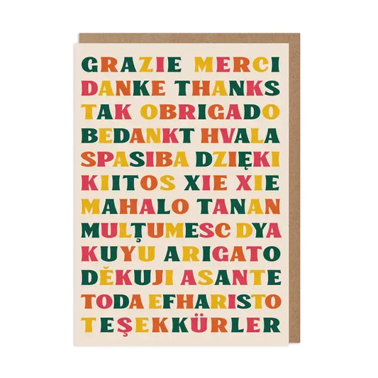 Multi Thank You Card - PABOOM