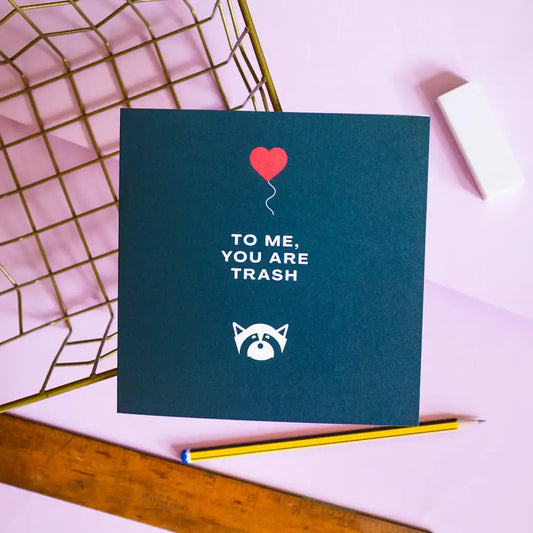 Raccoon Love Card - PABOOM