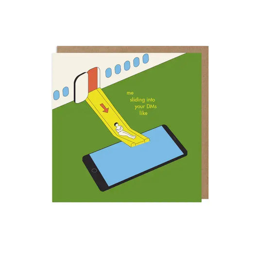 Sliding Into DMs Love Card - PABOOM